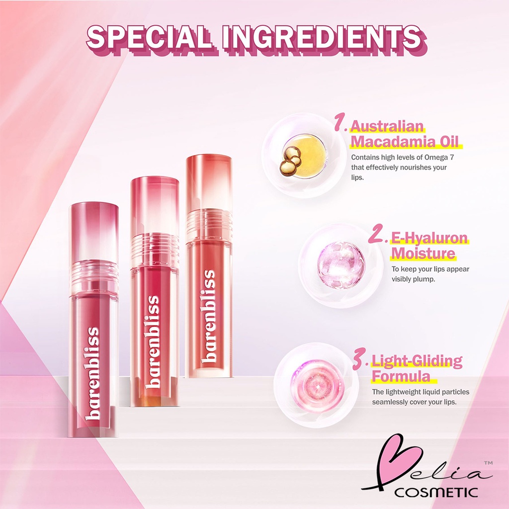 ❤ BELIA ❤ BNB Barenbliss Berry Makes Comfort Lip Matte | Lip Cream | Lip Velvet | Lipstick | BPOM