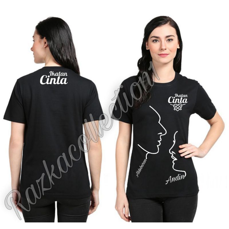 Ikatan Cinta RCTI || Baju Kaos Ikatan Cinta RCTI Sinetron Viral | T-shirt Aldebaran Dan Andin Unisex