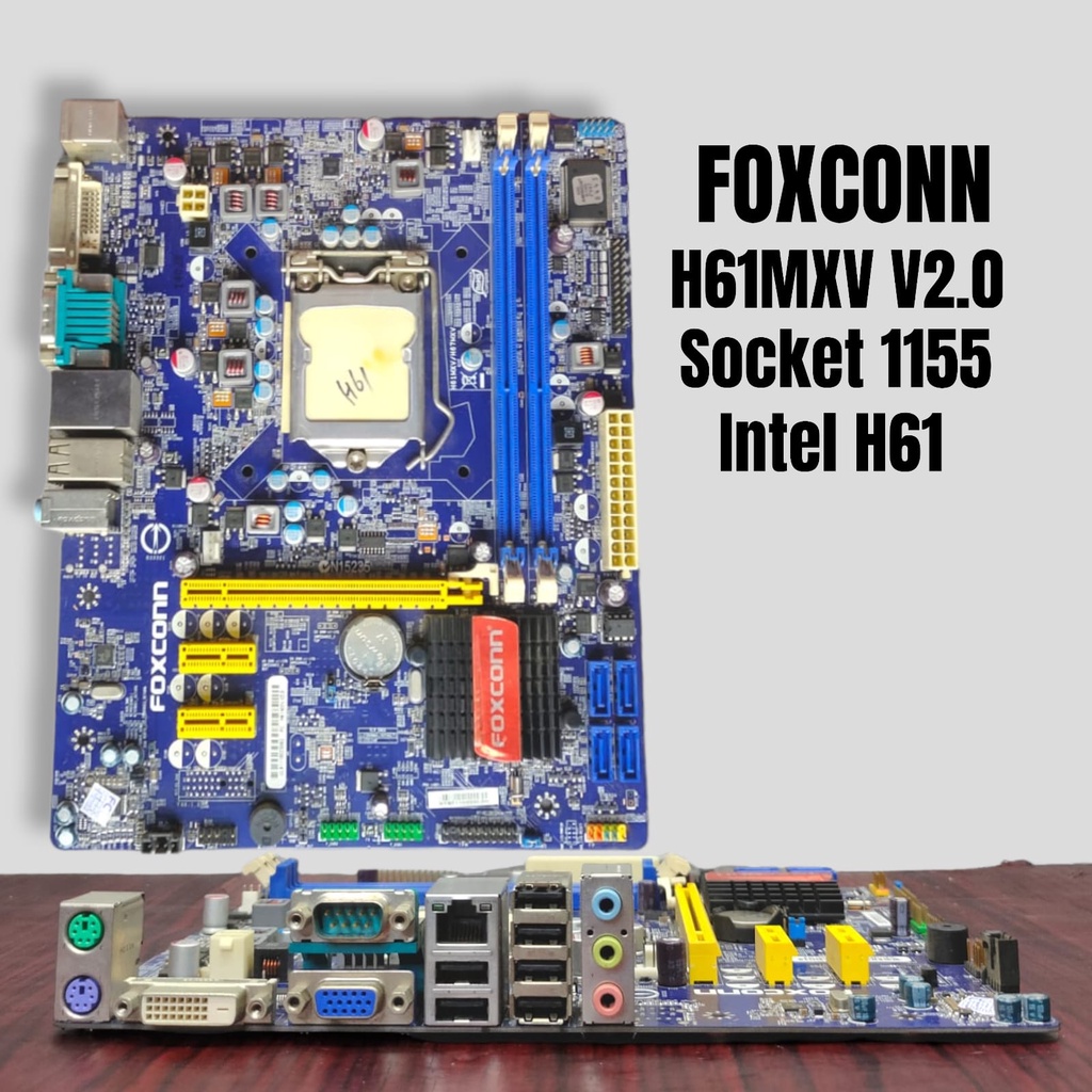 Motherboard Intel H61 Socket 1155 Support Core i7 i5 i3