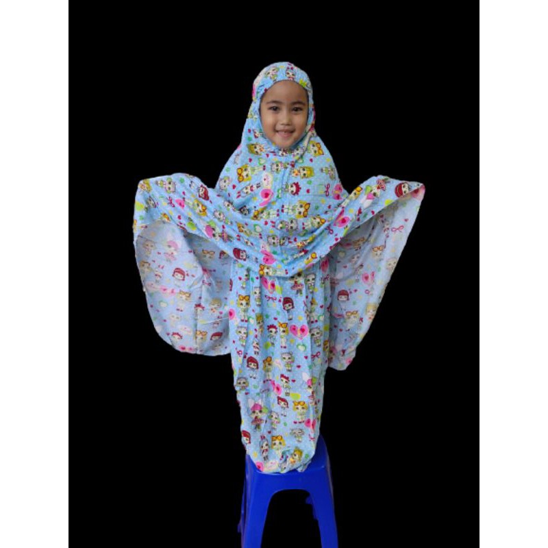 Mukena Anak LOL Katun Rayon Aqilla