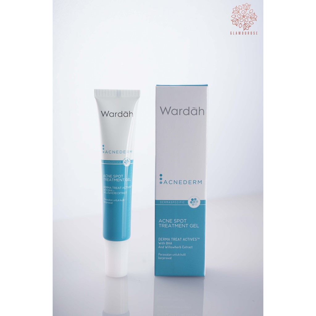 Jual ️Glamouroseshop ️ Wardah Acnederm Acne Spot Treatment Gel 15 ml