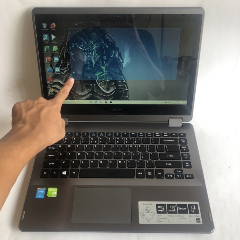 Laptop Gaming Editing TouchScreen - Acer Aspire R3-471TG - i7 gen 5 Dual VGA Nvidia (2GB)