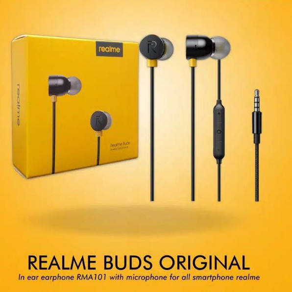 Headset Realme Buds Original RMA 101 Magnetic