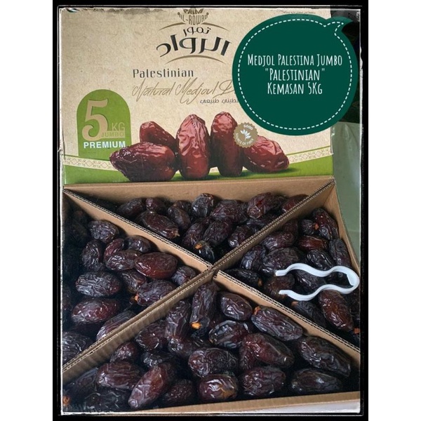 

KURMA MEDJOL PALESTINA JUMBO AR RAWAD 5 KG