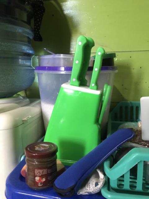 Pisau Set Q2 8pc Knife Set Pisau Masak Lengkap Serbaguna Q2-013p