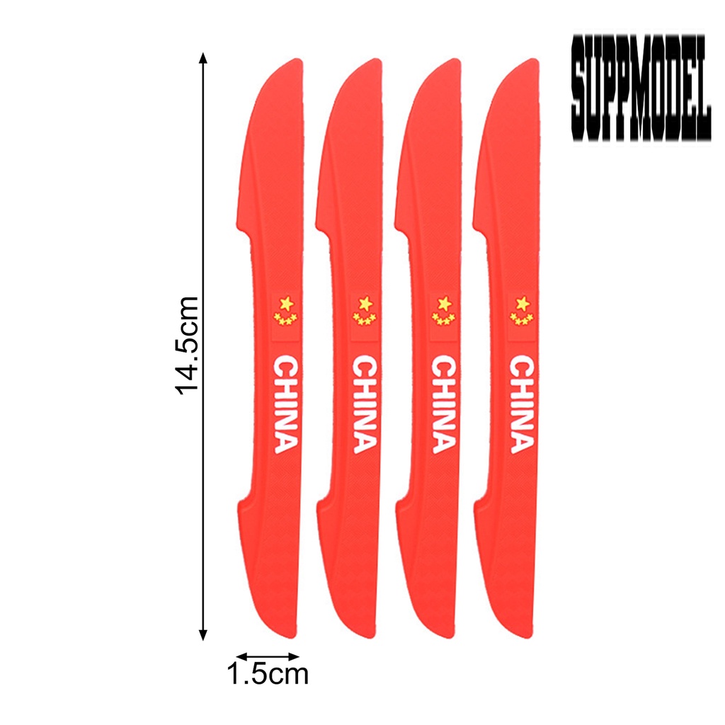 1 Pasang Stiker Pintu Mobil Bahan PVC Tebal Anti Tabrakan Dengan Perekat