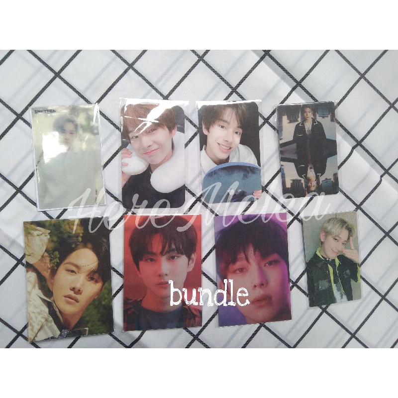 PHOTOCARD Enhaypen HYPE INSIGHT OFFICIAL, PC hype insight jungwon suno Bene ums hakanai niki