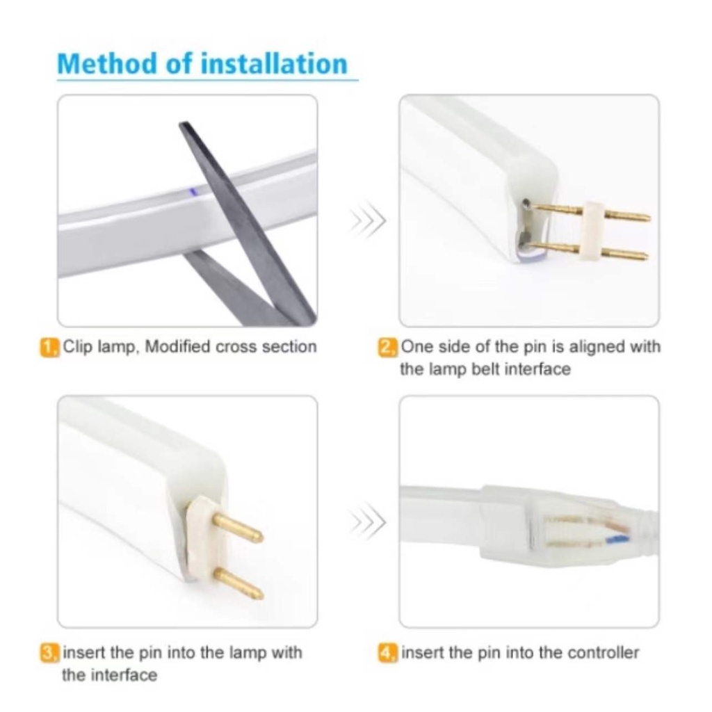 NEON Flex/Lampu LED Strip Neon Flexible LED Strip Flexible perMeter 220V IP65 WATERPROOF