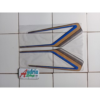  Stiker  Striping Motor Yamaha Rx  King  1988 Biru  Shopee 