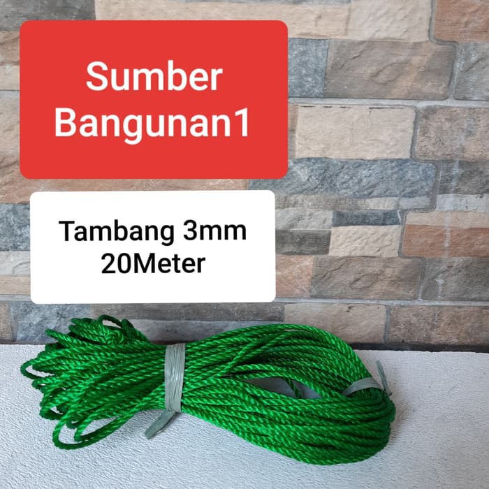 Tali tambang 3mm tali plastik kecil ikat