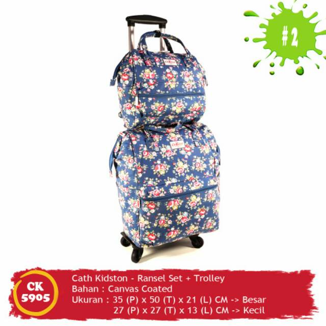 cath kidston trolley bag