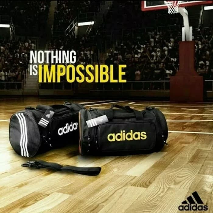 TAS GYM PRIA WANITA TAS TABUNG ADIDAS TAS TRAVELLER