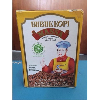 

Terlaris Bubuk Kopi Robusta Massa Koktong Kok Tong 200 Gram HALUS Asli Siantar