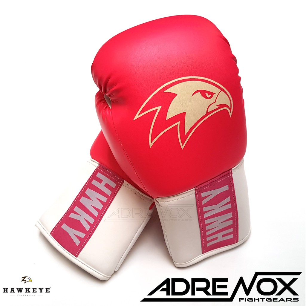 Hawkeye Fightwear Boxing Glove Strong World Blanched Roseate - Sarung Tinju Pink