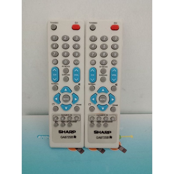 REMOT TV SHARP TABUNG GA872SB