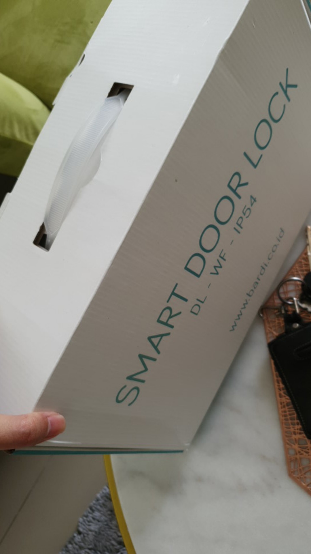 Bardi Smart Home Door Lock Handle Rfid-fingerprint Waterproof