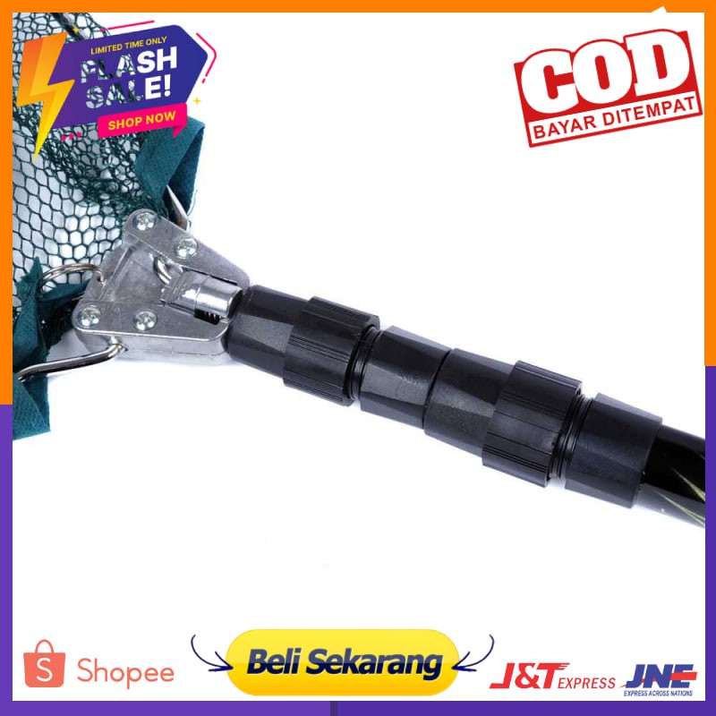 Lixada Serokan Jaring Ikan Telescopic Net Aluminium 190CM - DJ00296