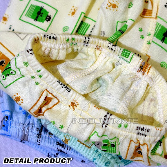 S M L Celana Panjang bayi Katun isi 1 DoubleKnit CLB-32-1 Celana Tidur Anak bayi newborn Cowok Cewek
