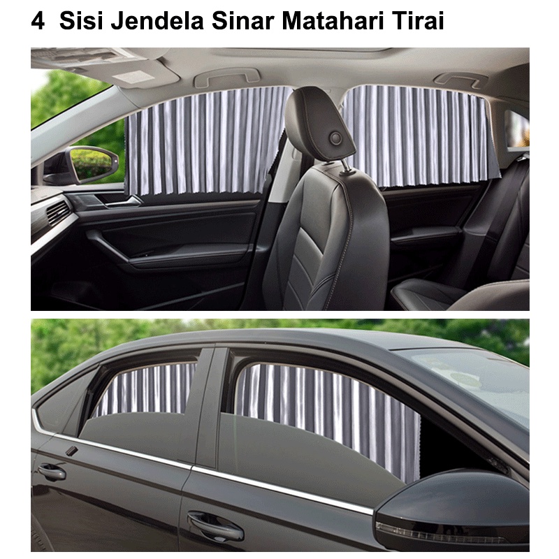 Sunshade Tirai  Mobil Magnet Premium 4Sisi Jendela Sinar Matahari  Tirai Jendela Mobil sunshield/Gorden Mobil/tirai mobil kaca samping