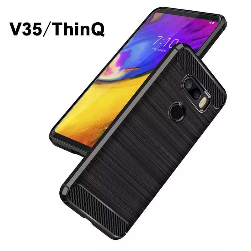 CASE LG V35 THINQ RUGGED CARBON ARMOR ANTI SHOCKPROOF