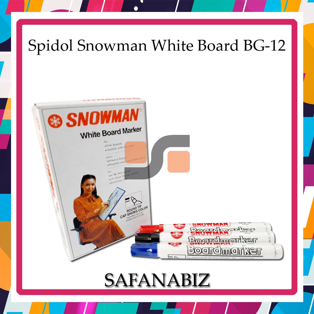 

Snowman Whiteboard Marker BG 12 Harga Grosir ATK Terdekat