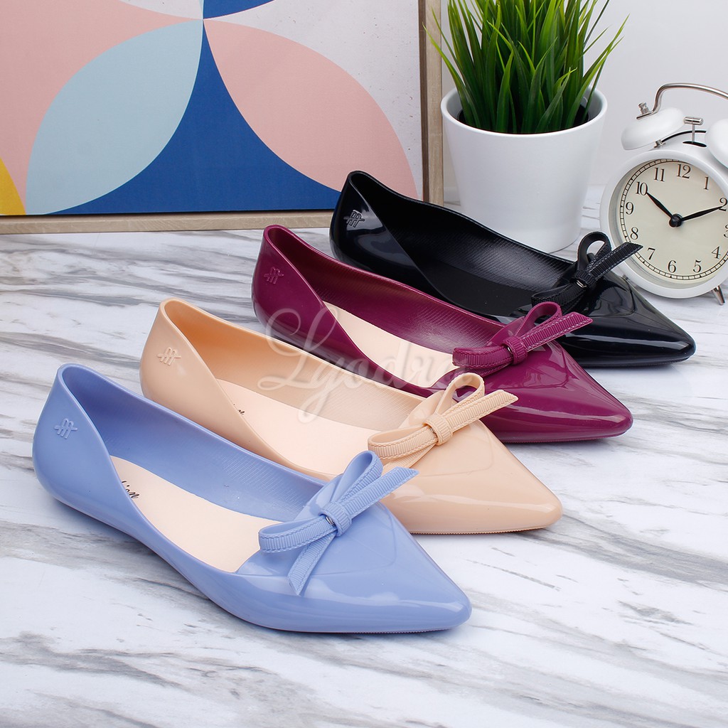 Lyodra Caroline Flat Jelly Shoes Import LDR911 Real Pict