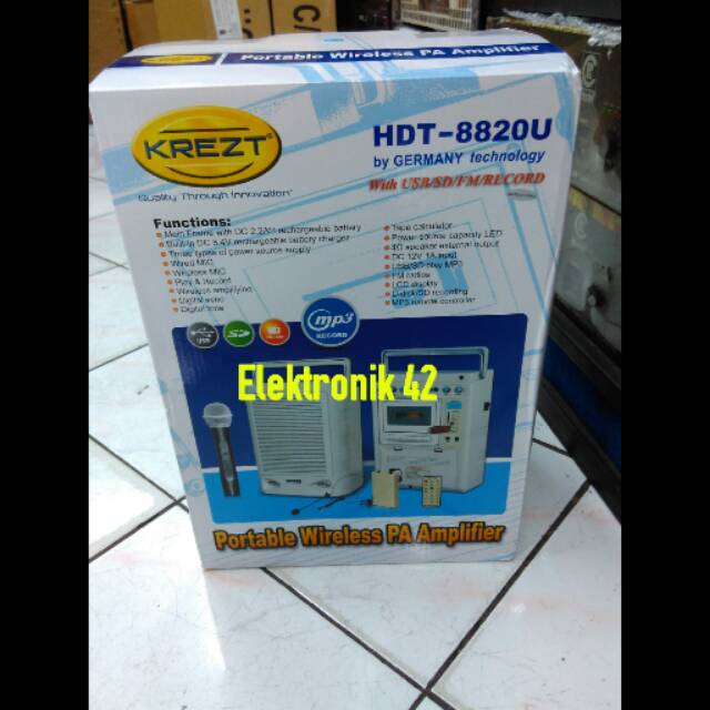 SPEAKER MEETING PORTABLE WIRELESS KREZT HDT 8820U ORIGINAL