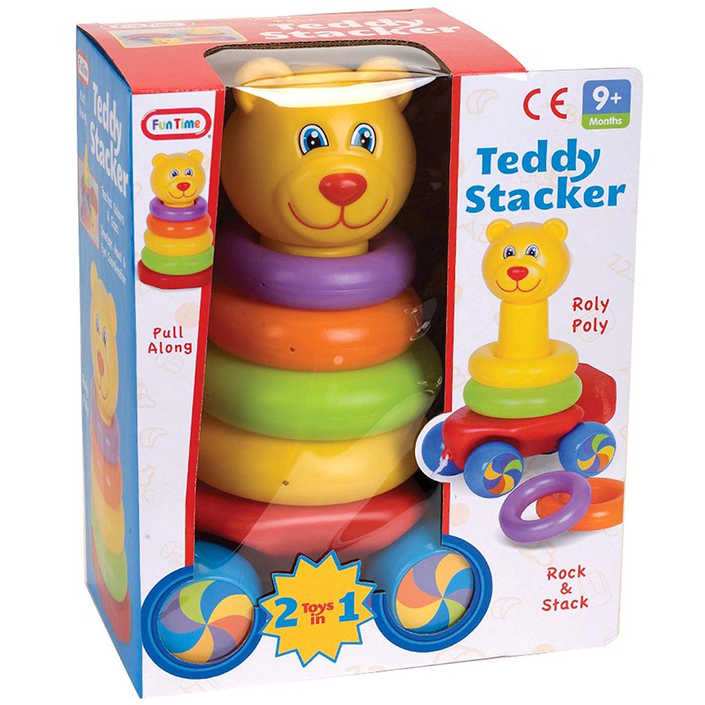 Funtime teddy stacker f5005/mainan edukasi anak