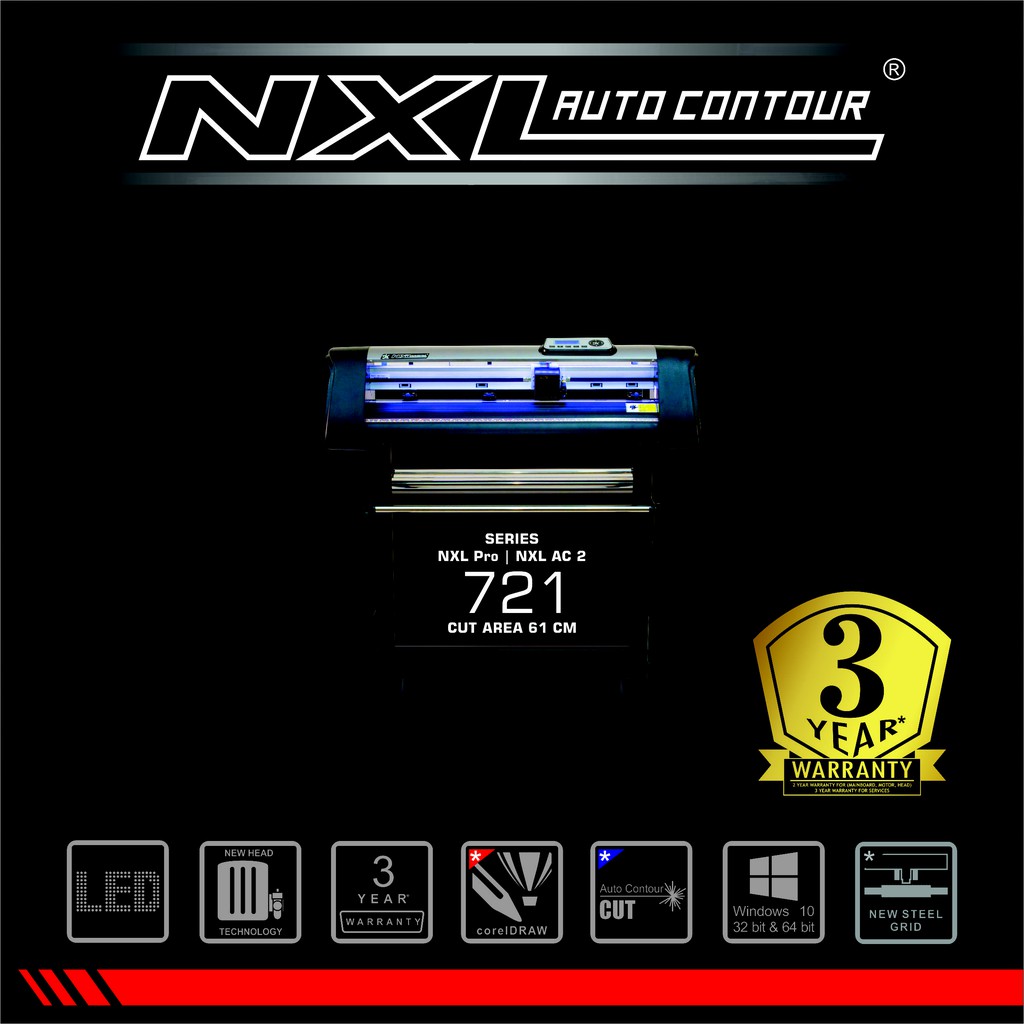 Mesin Cutting Sticker Jinka 721NXL AC (Auto Contour cut)