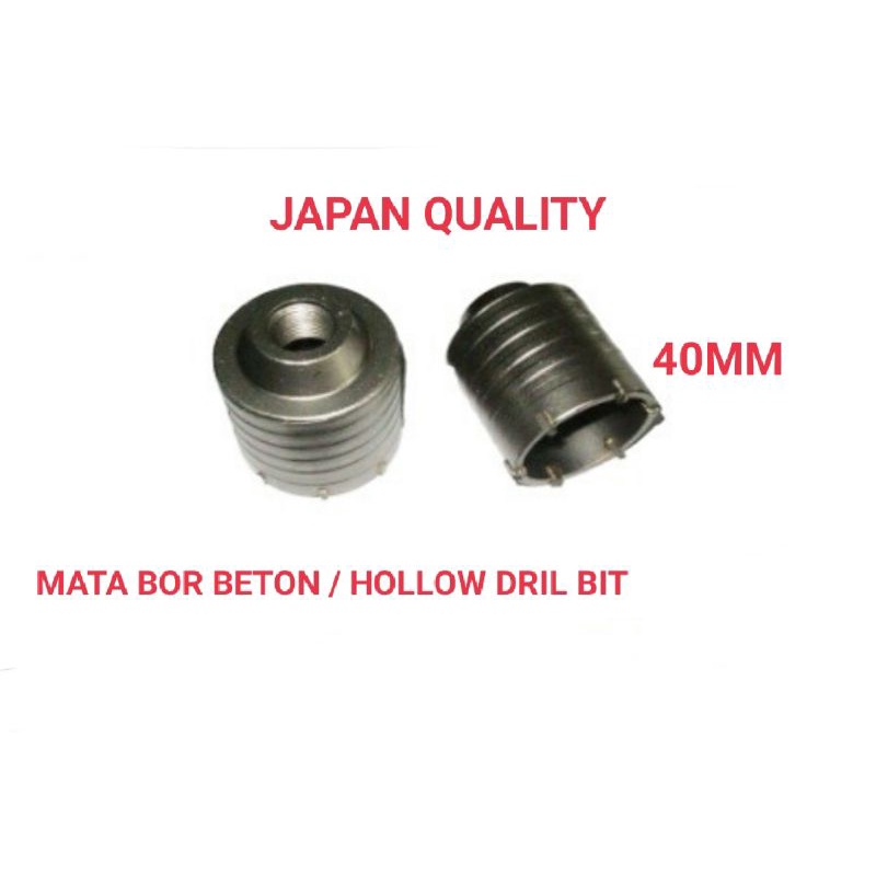 HOLLOW DRILL SDS / MATA BOR BETON SDS 40MM JAPAN QUALITY.