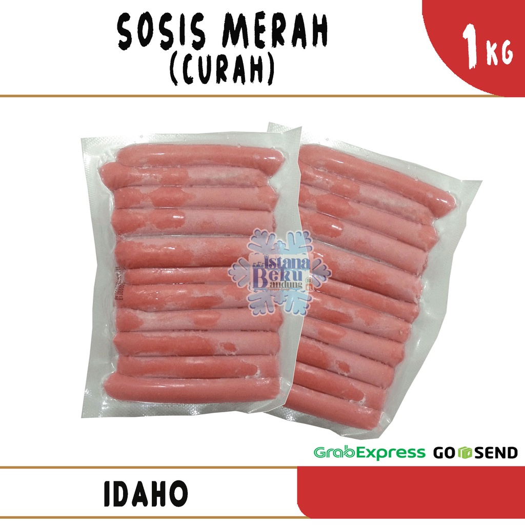 Idaho Sosis Merah Curah 1kg