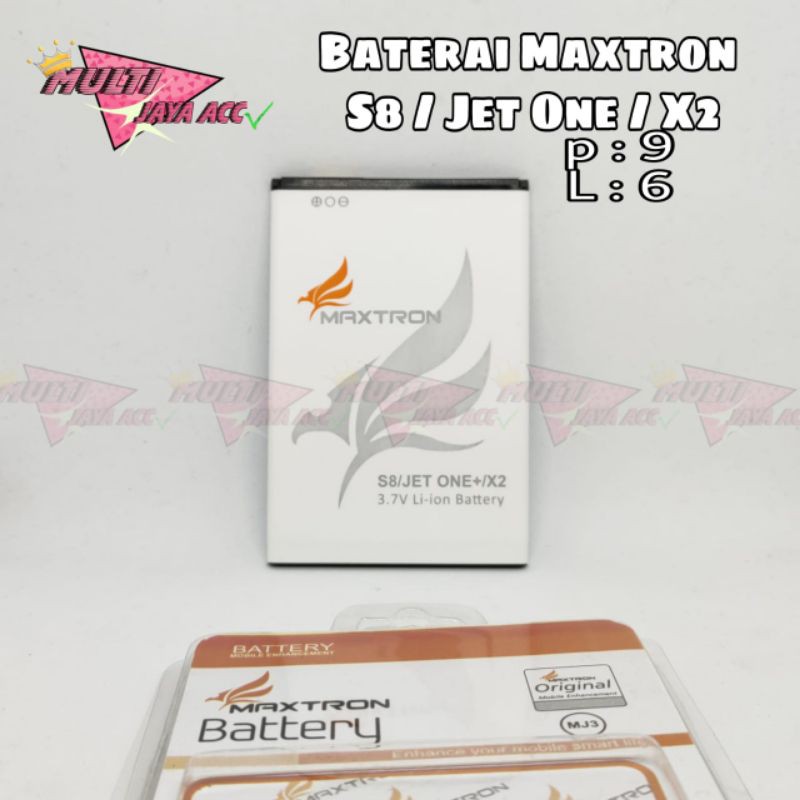 baterai maxtron s8 jet one plus X2 battrey batre hp Maxtron
