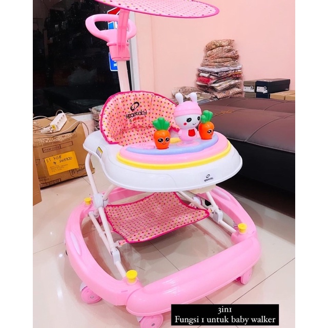 DIJAMIN TERMURAH Baby Walker Apolo Space Baby SB 613-3 Alat bantu belajar berjalan baby