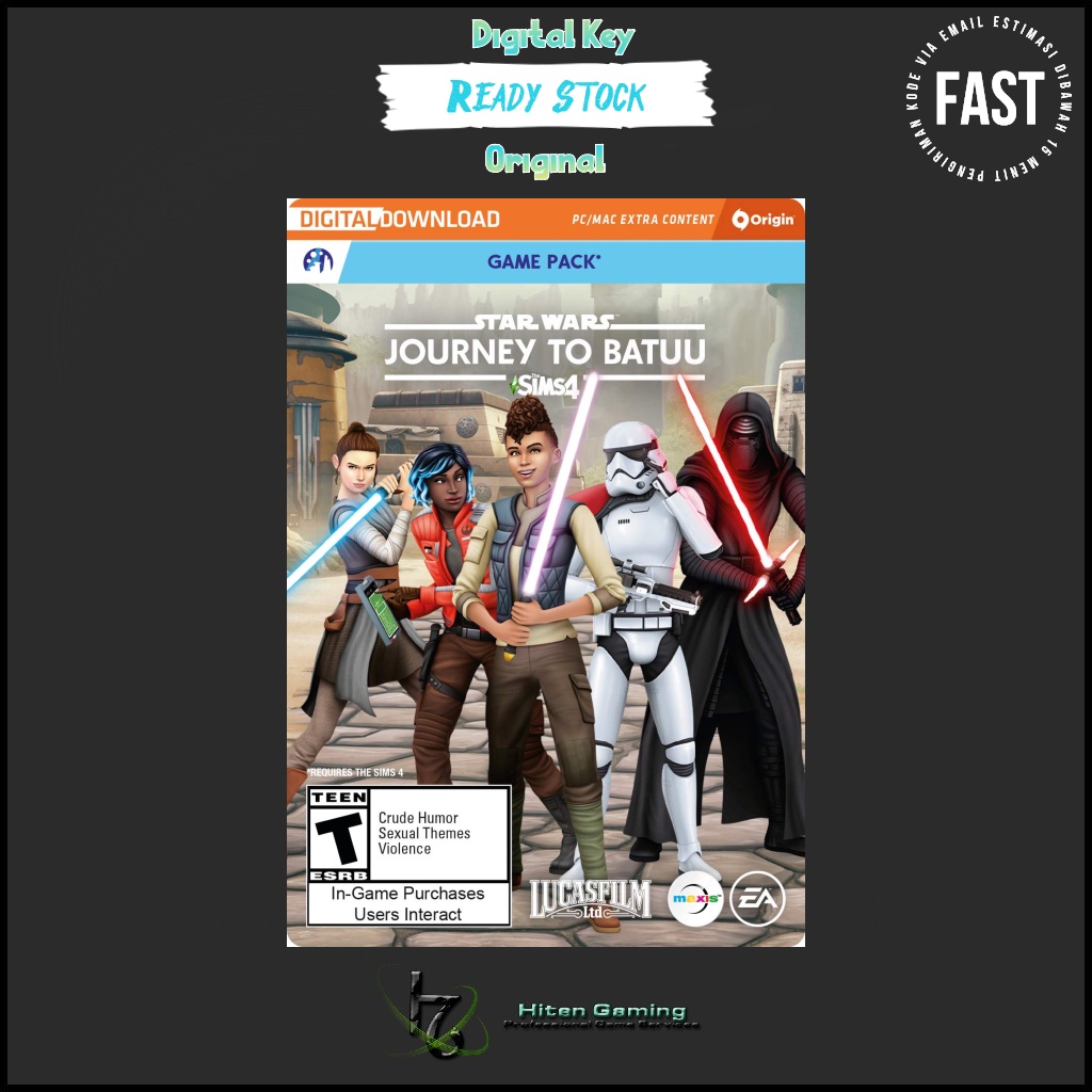 The Sims 4 and Game Packs [Origin] [Digital Key] [PC/MAC]