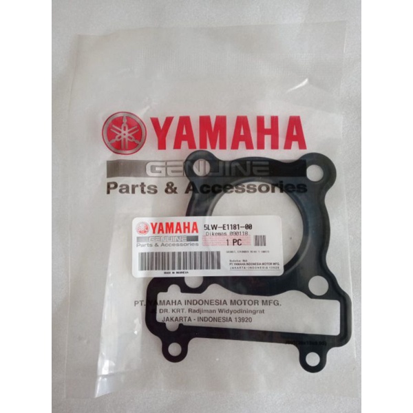 Paking blok Mio sporty nouvo smile asli original Yamaha