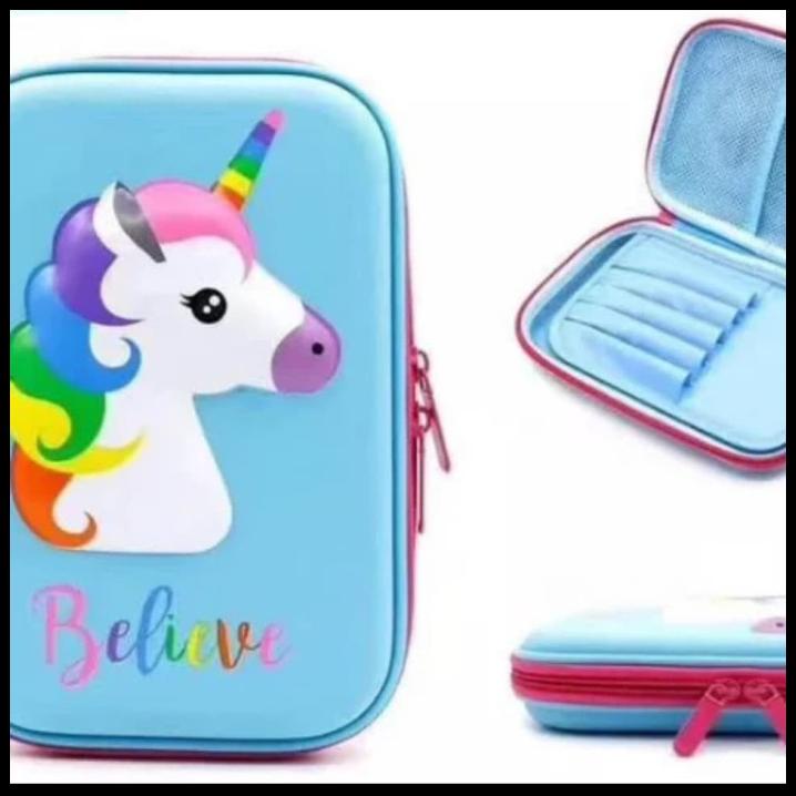 

Unicorn Smiggle Look A Like Kotak Pensil Eva 3D One Case