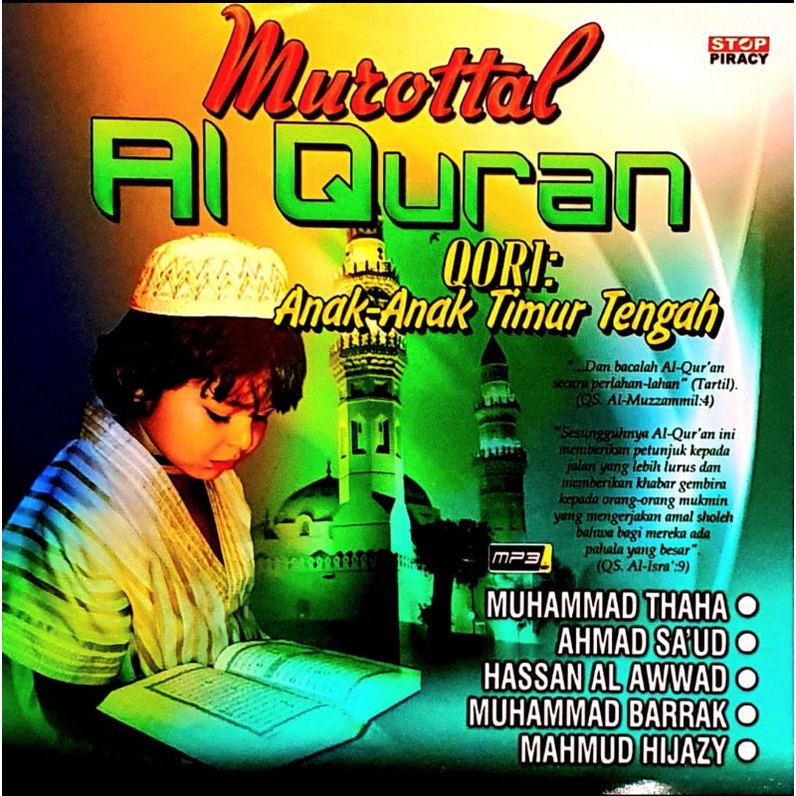 PROMO MP3 Murottal Anak-anak Qori - CD Mp3 Lagu Murotal Anak-anak Timur Tengah- Mp3 Religi Anak-anak