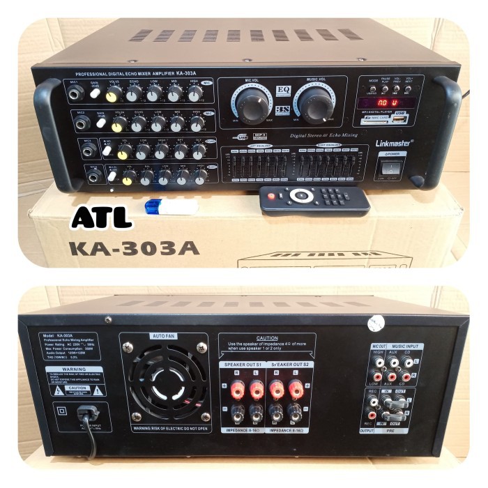 ATL KA 303 AMPLI KARAUKE AMPLIFIER DIGITAL