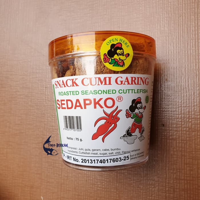 

Kualitas Terbaik - Snack Cumi Garing Sedapko - 75Gr