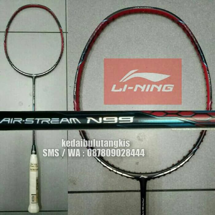 Produk berkualitas RAKET BADMINTON LINING AIR STREAM N 99 BRAZIL