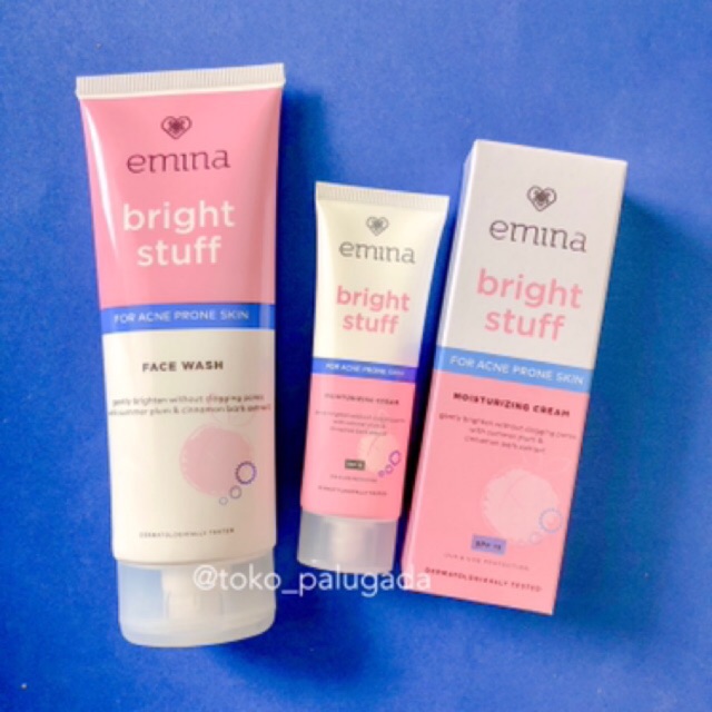 ✅ [BISA COD - HARGA SATUAN] Emina Bright Stuff Face Scrub Emina Serum 7,5ml Toner Face Wash Emina Bright Stuff Exfoliating Toner Emina Bright Stuff New Formula