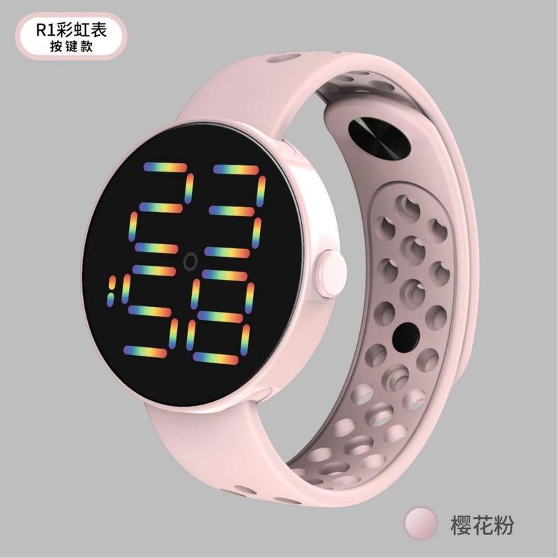 Jam Tangan Pria dan Wanita LED Water resist R1 rubber Original