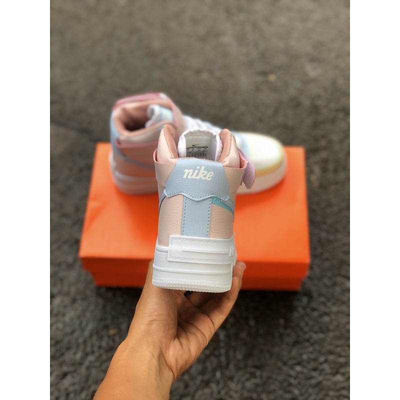 Sepatu Sneakers Wanita Nike Air Force 1 Mid Shadow Import Quality-5