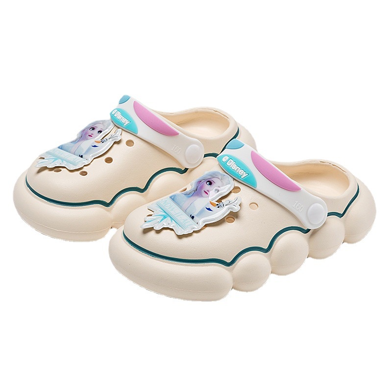 SANDAL ANAK PEREMPUAN SLOP CROCS FROZEN ELSA DISNEY ANTI-SLIP GY3118