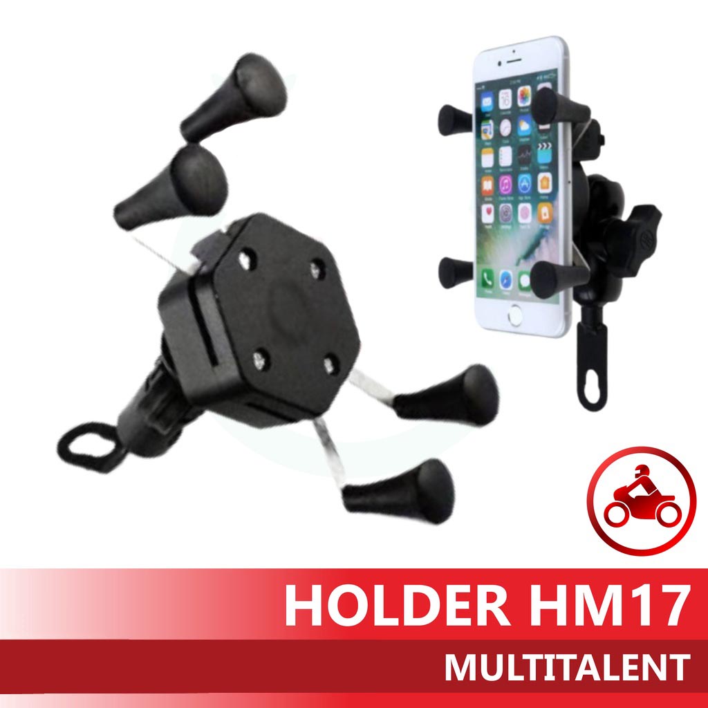 Holder Spion Motor Handphone HM17 Holder Dudukan Hp Universal HM 17