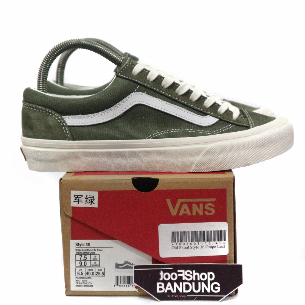 vans style 36 grape leaf