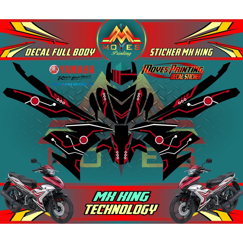 decal MX King 150 OLD Full Body Yamaha MX KING  150 Old FUll Body Yamaha Mx King 150 old Full body