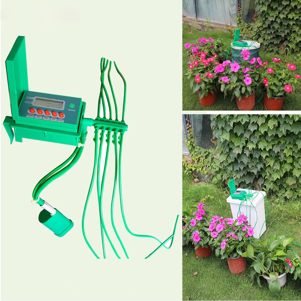 Timer Otomatis Untuk Irigasi Air Tanaman Micro Drip Home Watering Kits