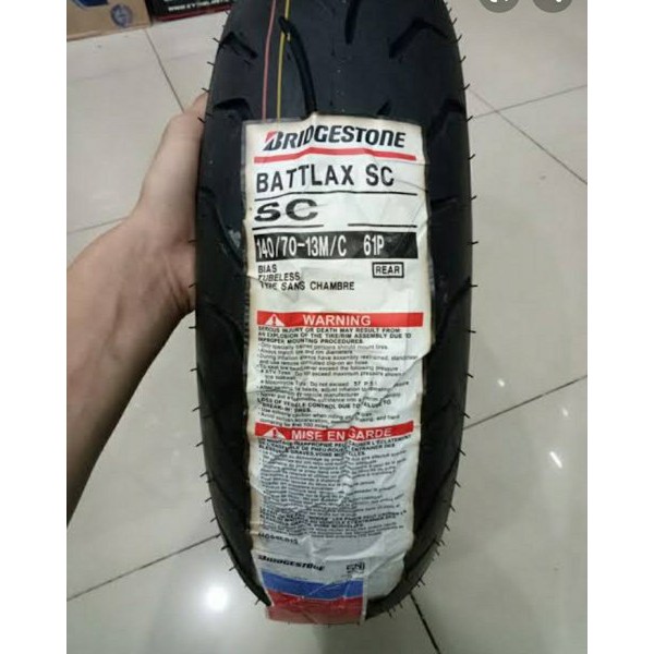 Barang Ban battlax sc 140 70 13 ban nmax Kualitas