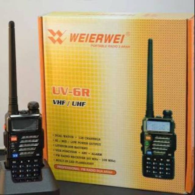 JUAL HT WEIRWEI UV 6R UV6R UV-6R DUALBAND MURAH